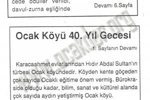 40. YIL GECESİ