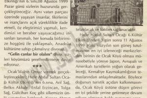 6. ETKİNLİK YAZISI