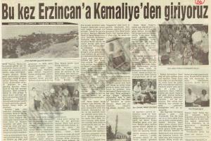 ERZİNCANA KEMALİYEDEN BAKIŞ