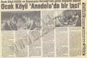 OCAK KÖYÜ ANADOLUDA BİR İNCİ