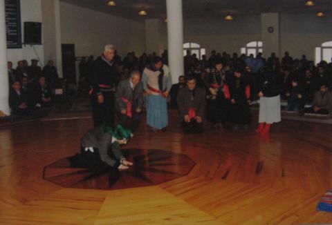 CEM VAKFINDA YAPILAN OCAK KÖYÜ CEMİNDE SEMAHÇILAR